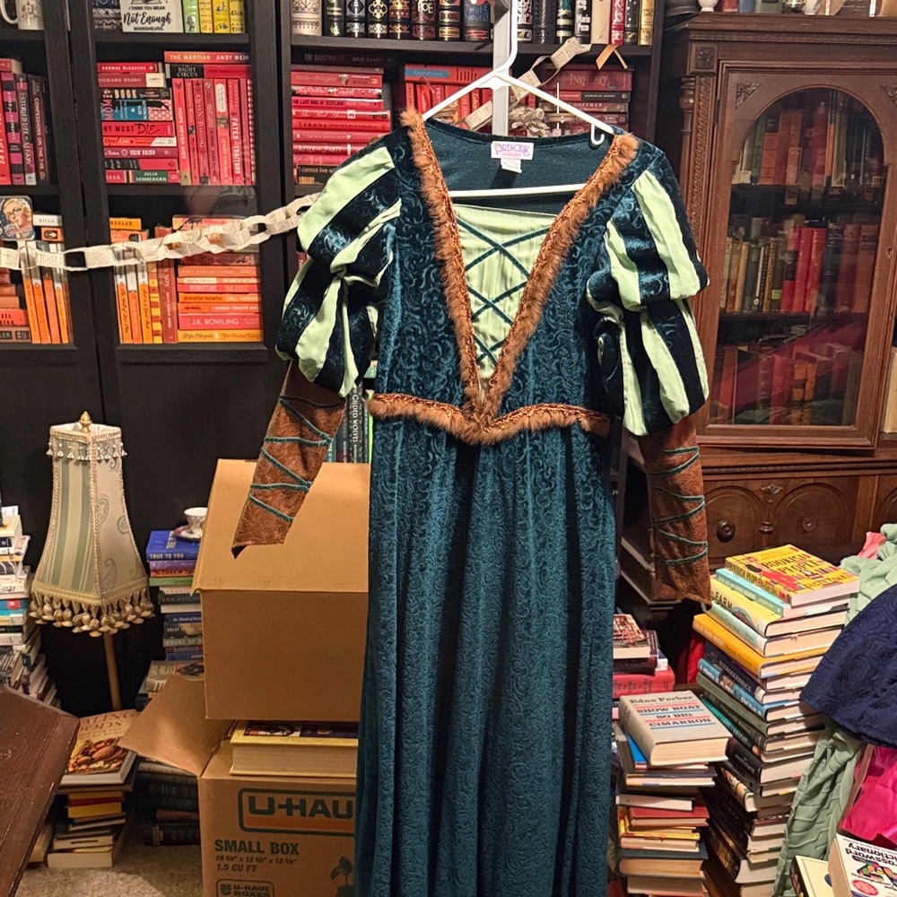 Enchanting Green and Brown Kids Halloween Costume